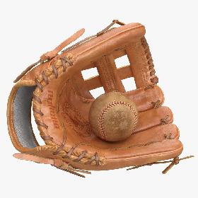 Baseball Glove And Ball